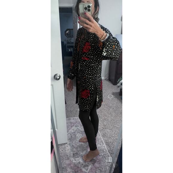 Escada Women’s 100% Silk Blazer Style Slit Top Size FR36 US4 - Picture 11 of 13